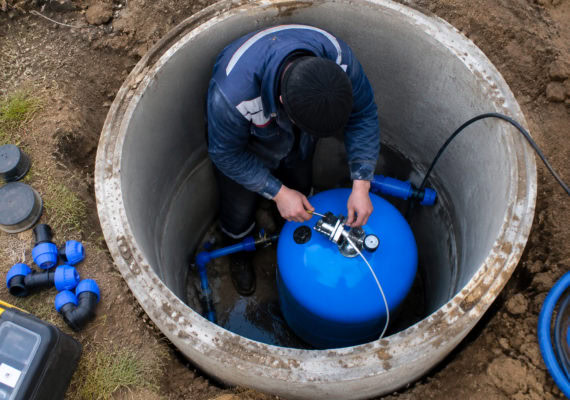 Колодец с подготовкой к водоснабжению дома - от 65000 руб.